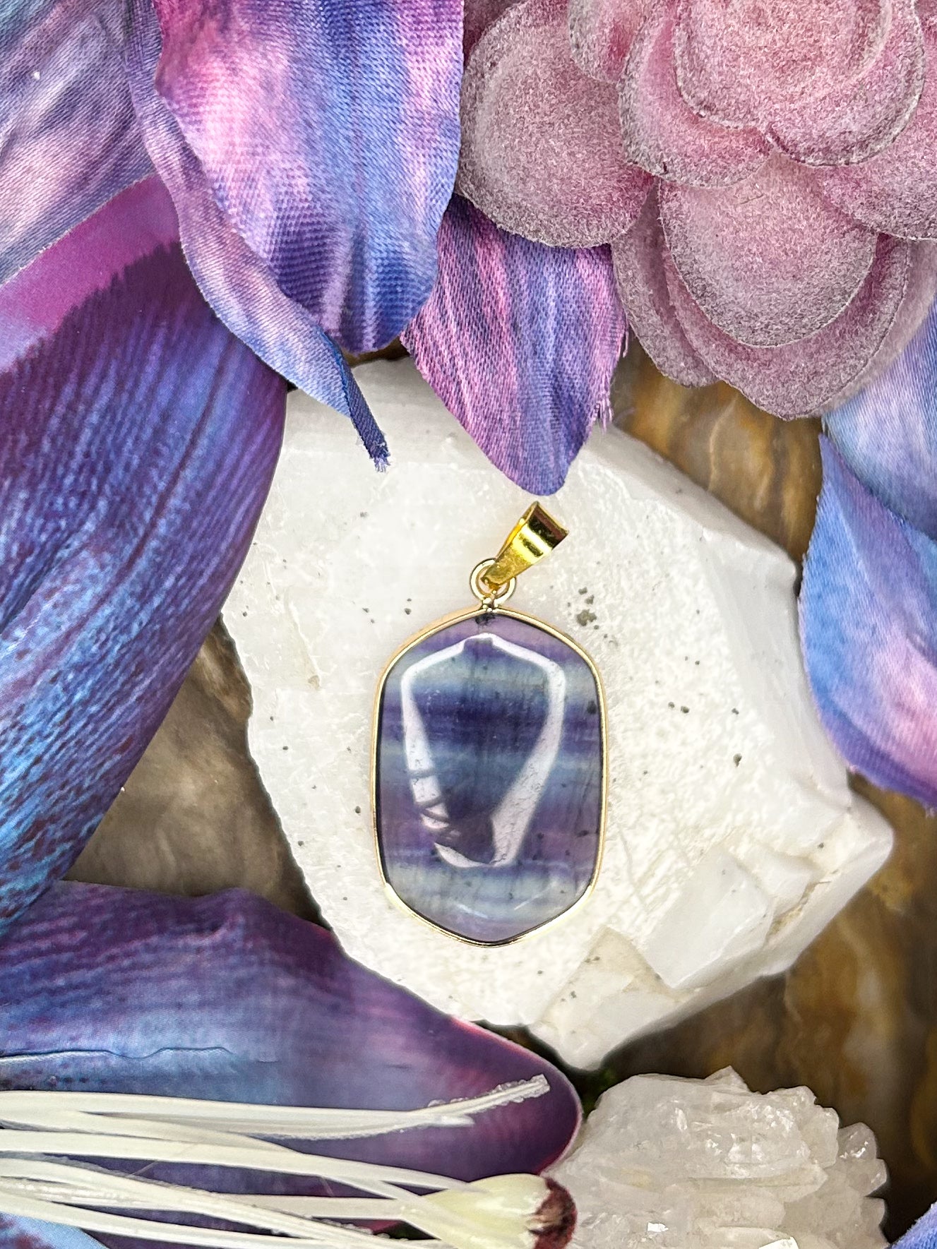 Fluorite Pendant FL16