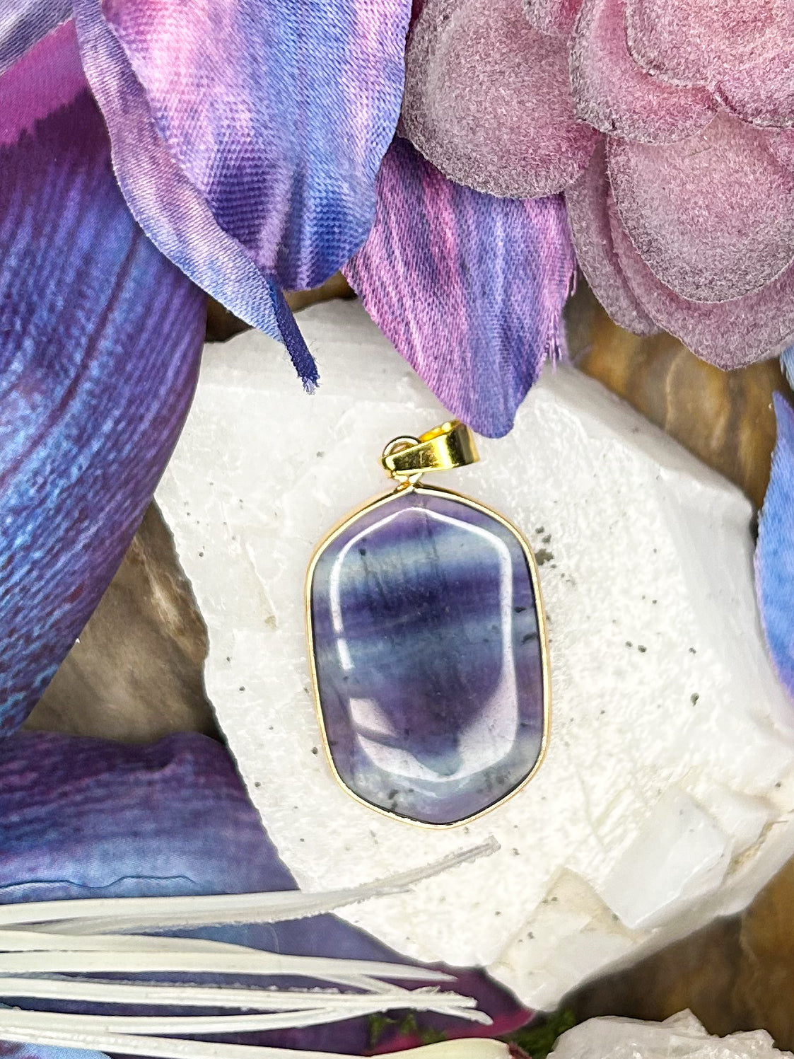 Fluorite Pendant FL16