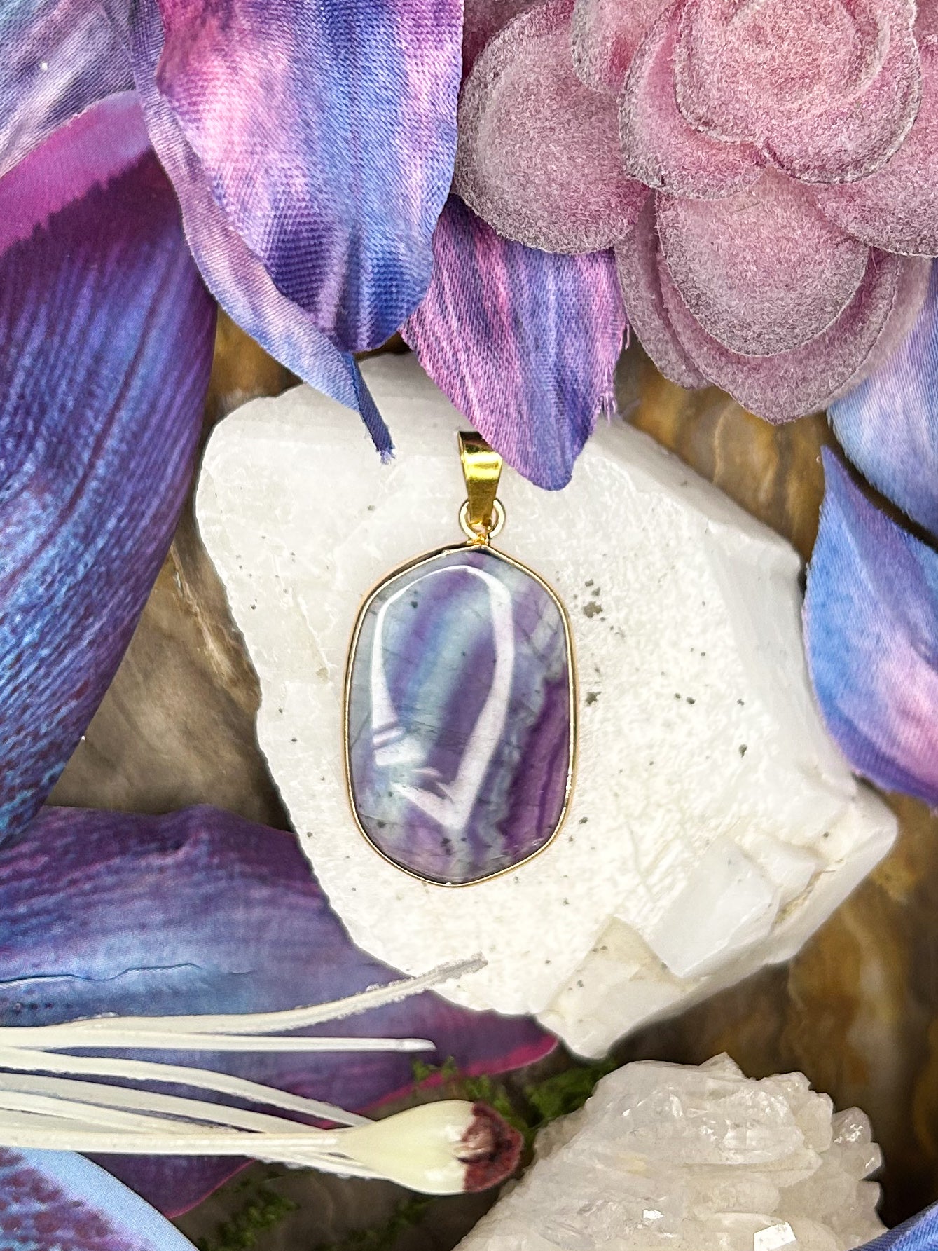Fluorite Pendant FL17