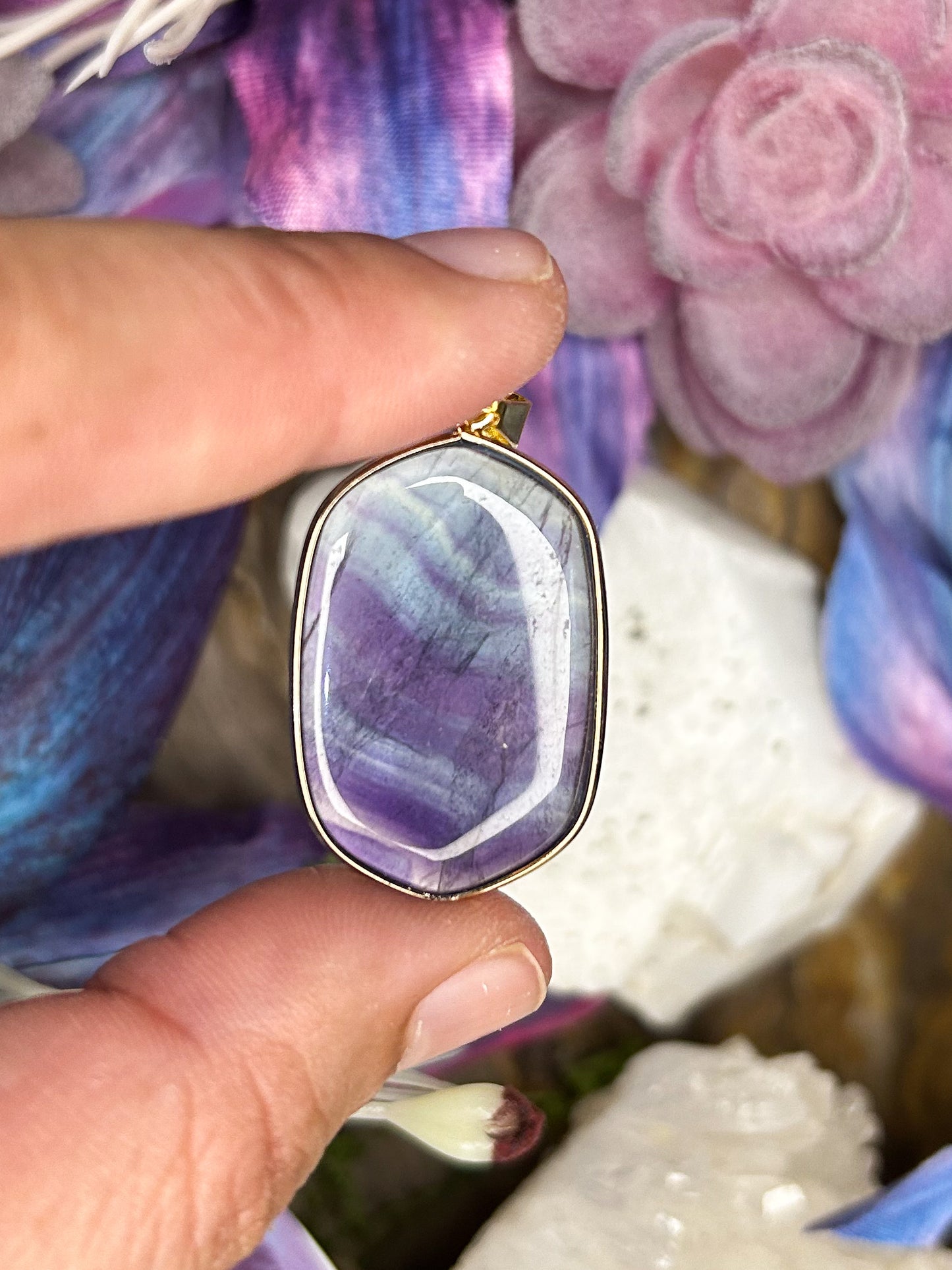 Fluorite Pendant FL18