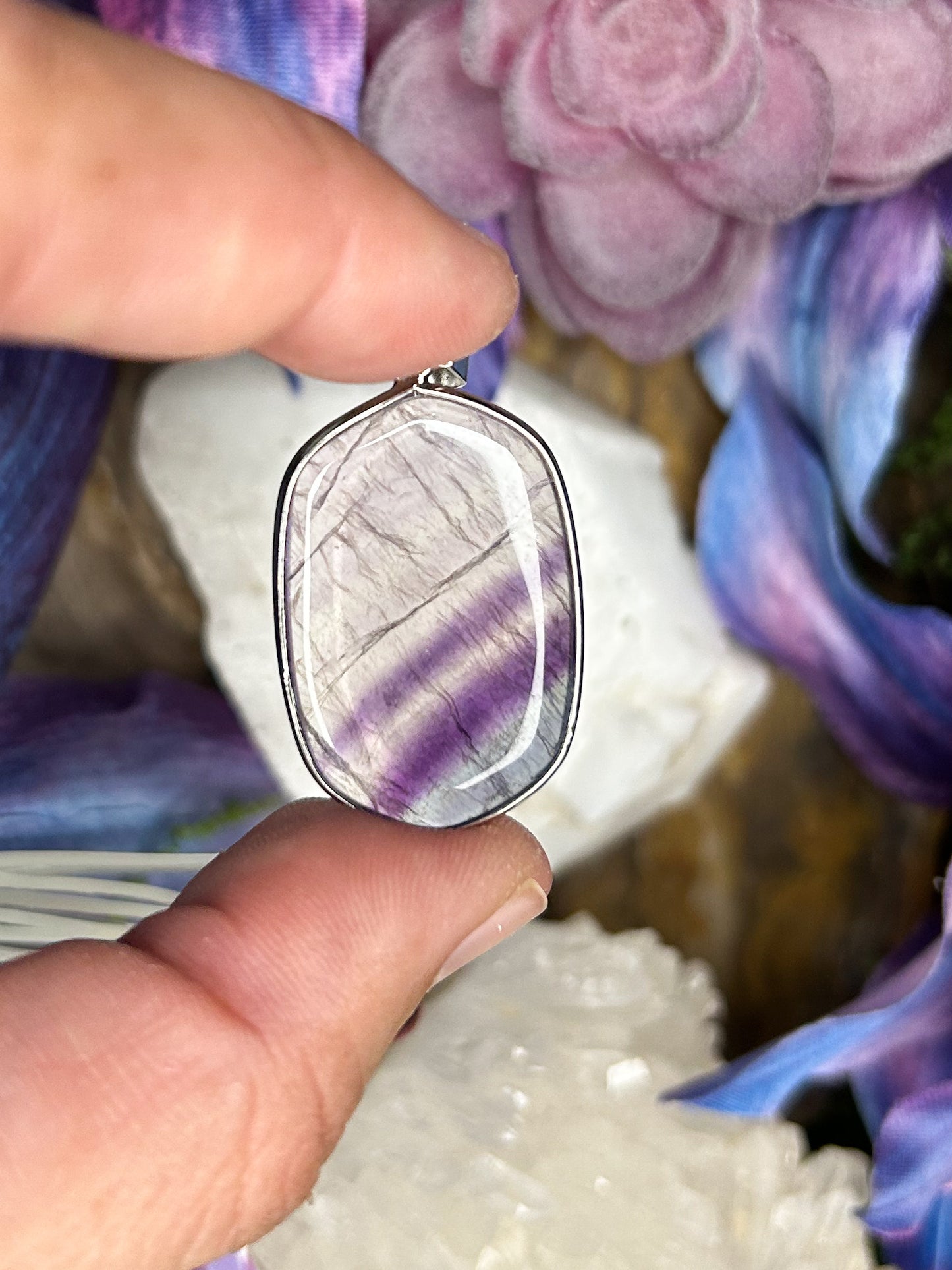 Fluorite Pendant FL21