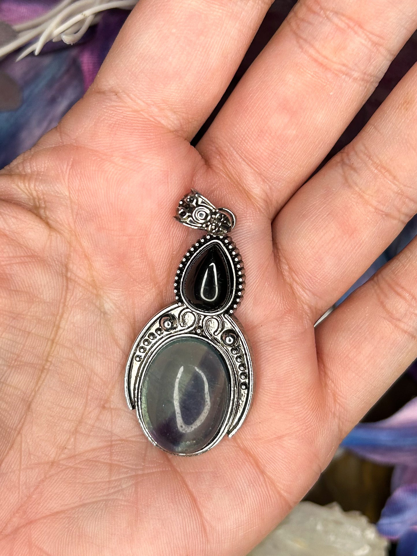 Fluorite Pendant FL40