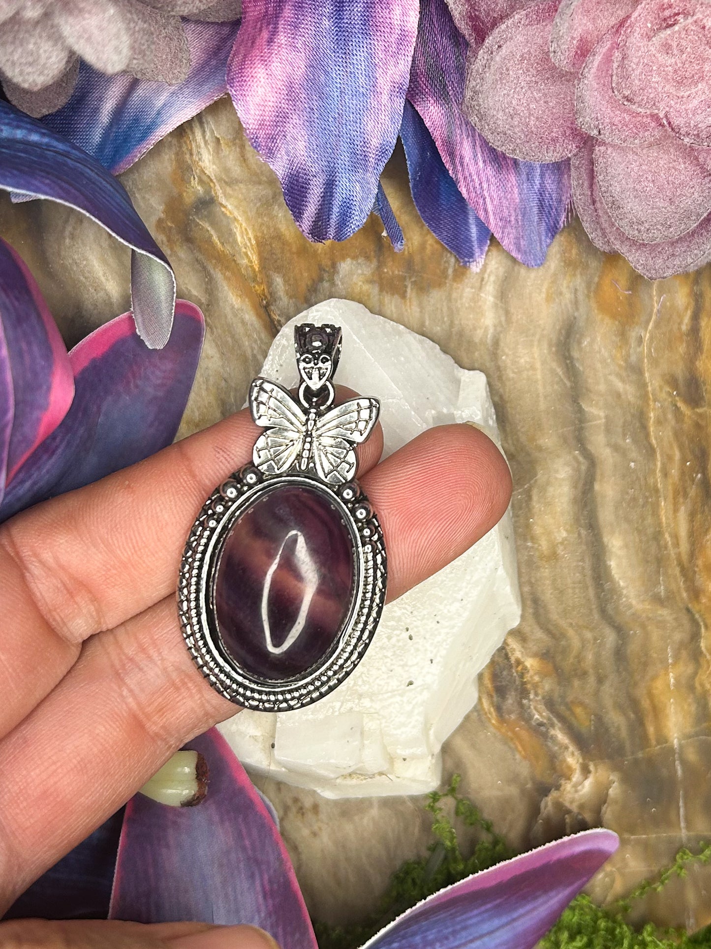 Fluorite Pendant FL65