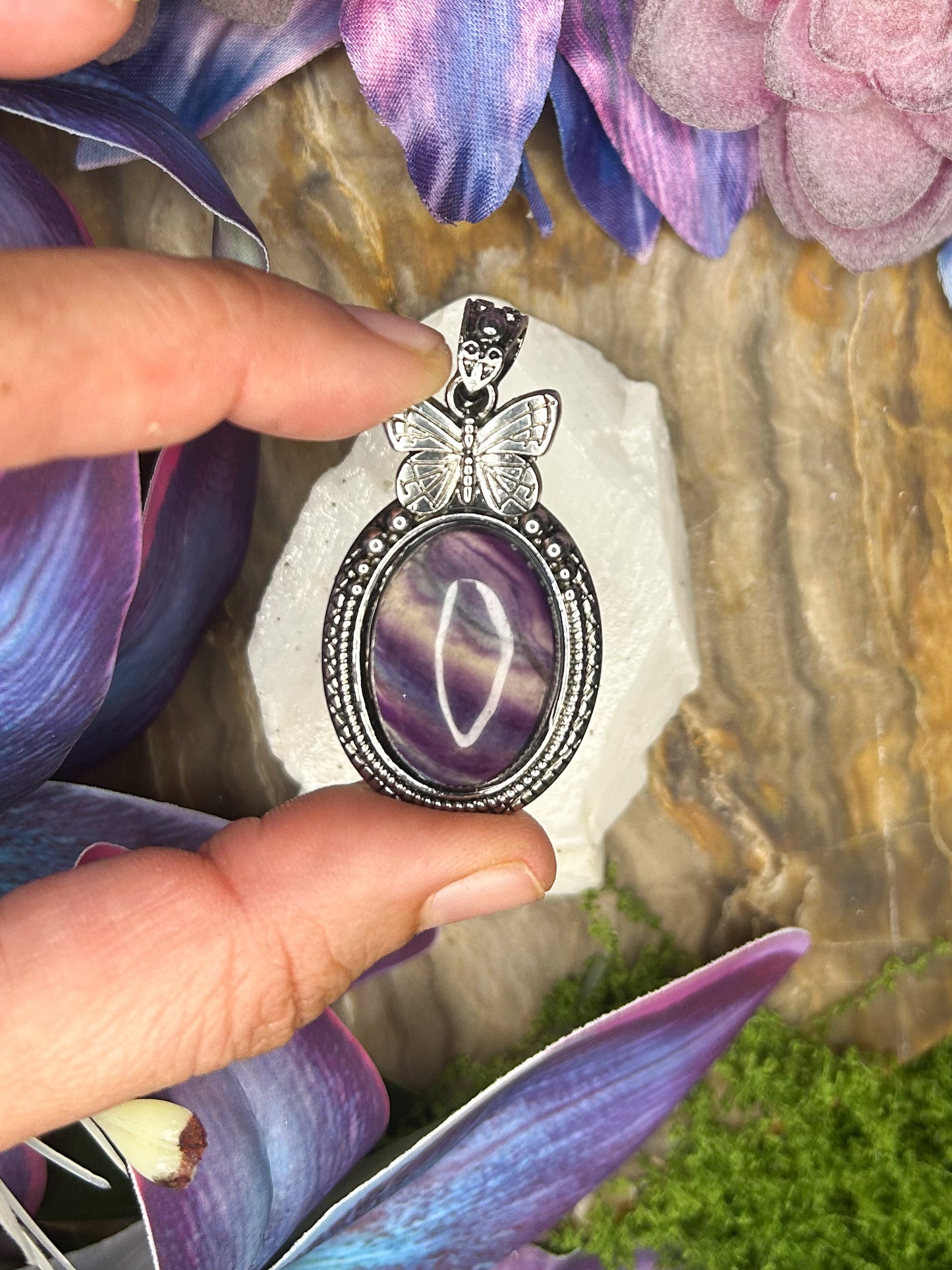 Fluorite Pendant FL65