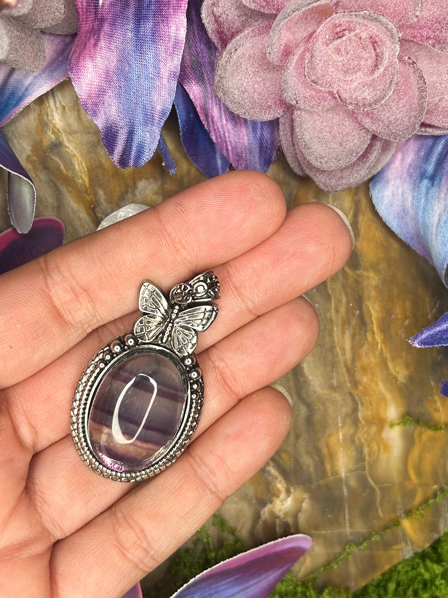 Fluorite Pendant FL66