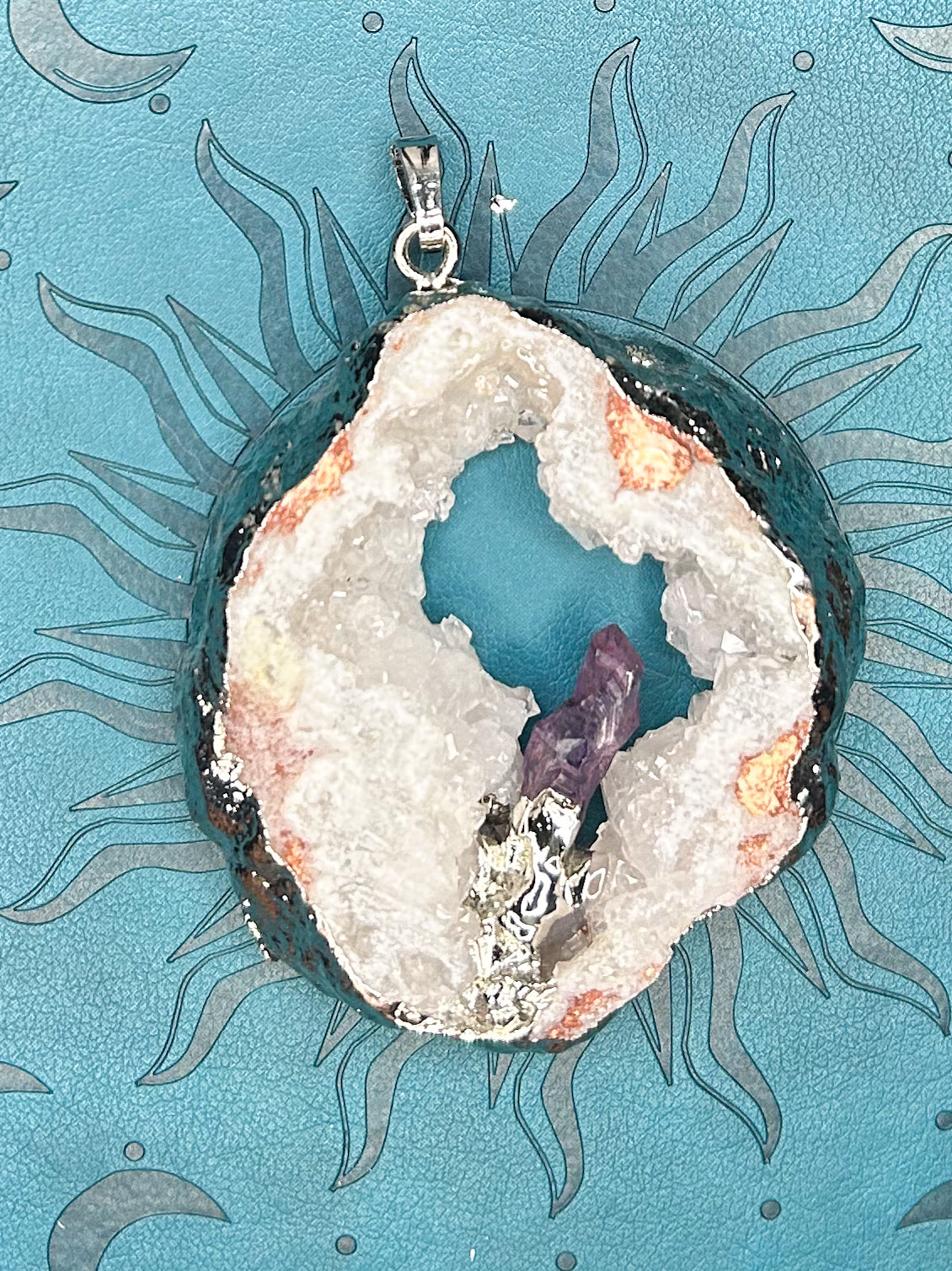 Agate Druzy Pendant DZ06