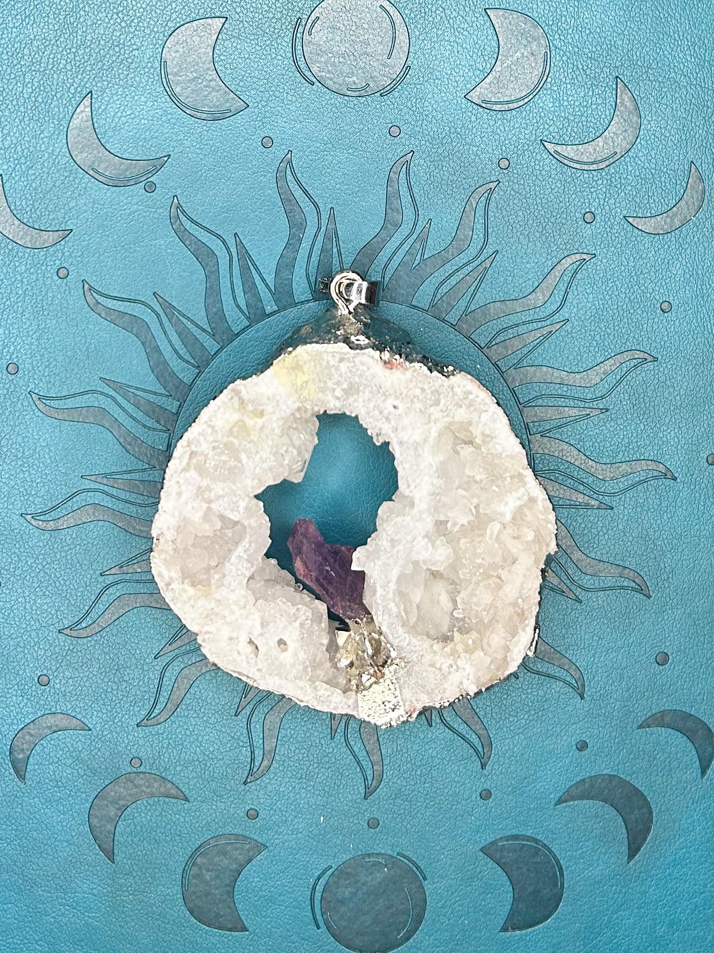 Agate Druzy Pendant DZ06
