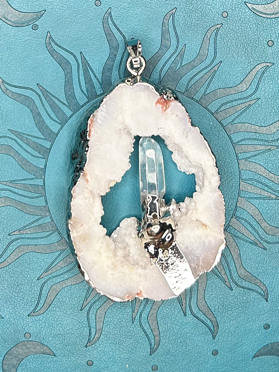 Agate Druzy Pendant DZ03