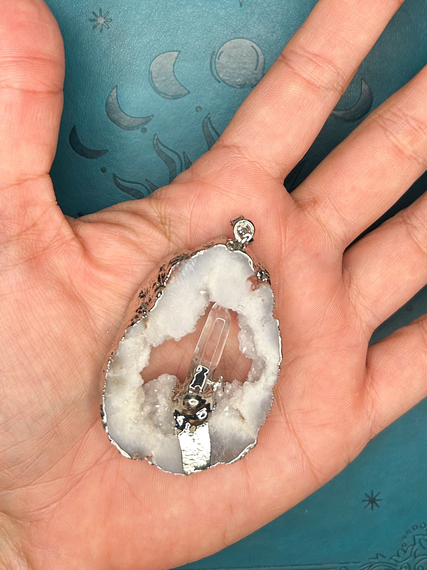 Agate Druzy Pendant DZ03