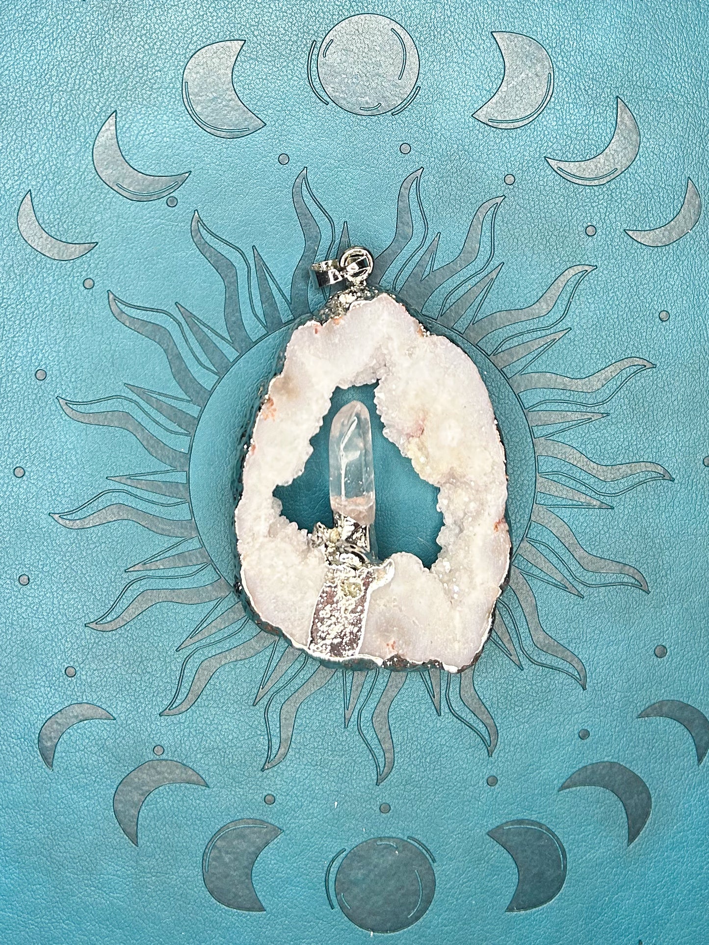 Agate Druzy Pendant DZ03
