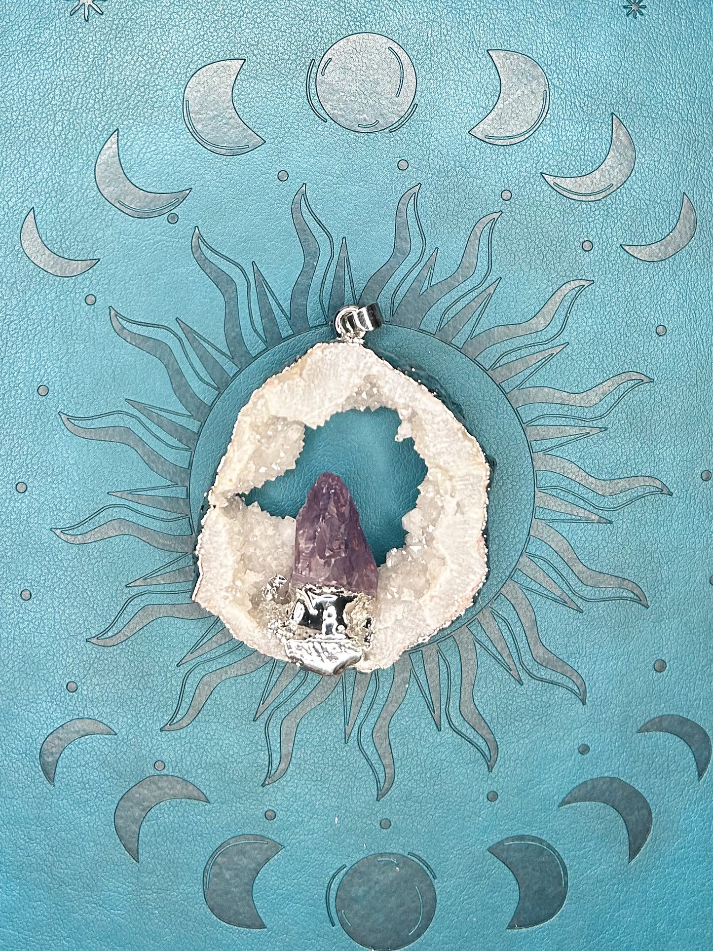 Agate Druzy Pendant DZ07