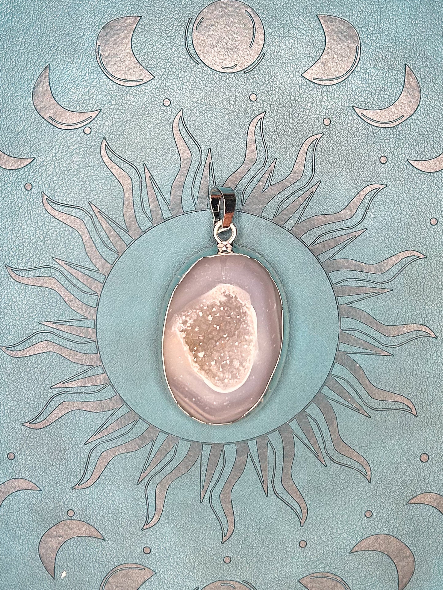 Agate Druzy Pendant DZ20
