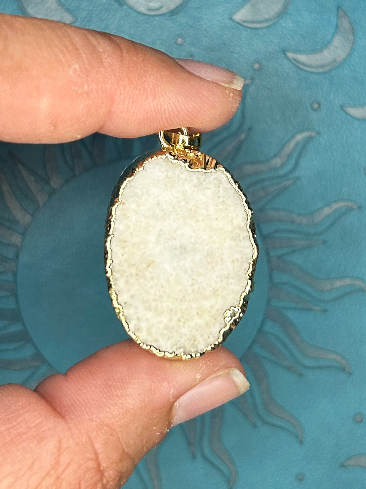 Agate Druzy Pendant DZ42