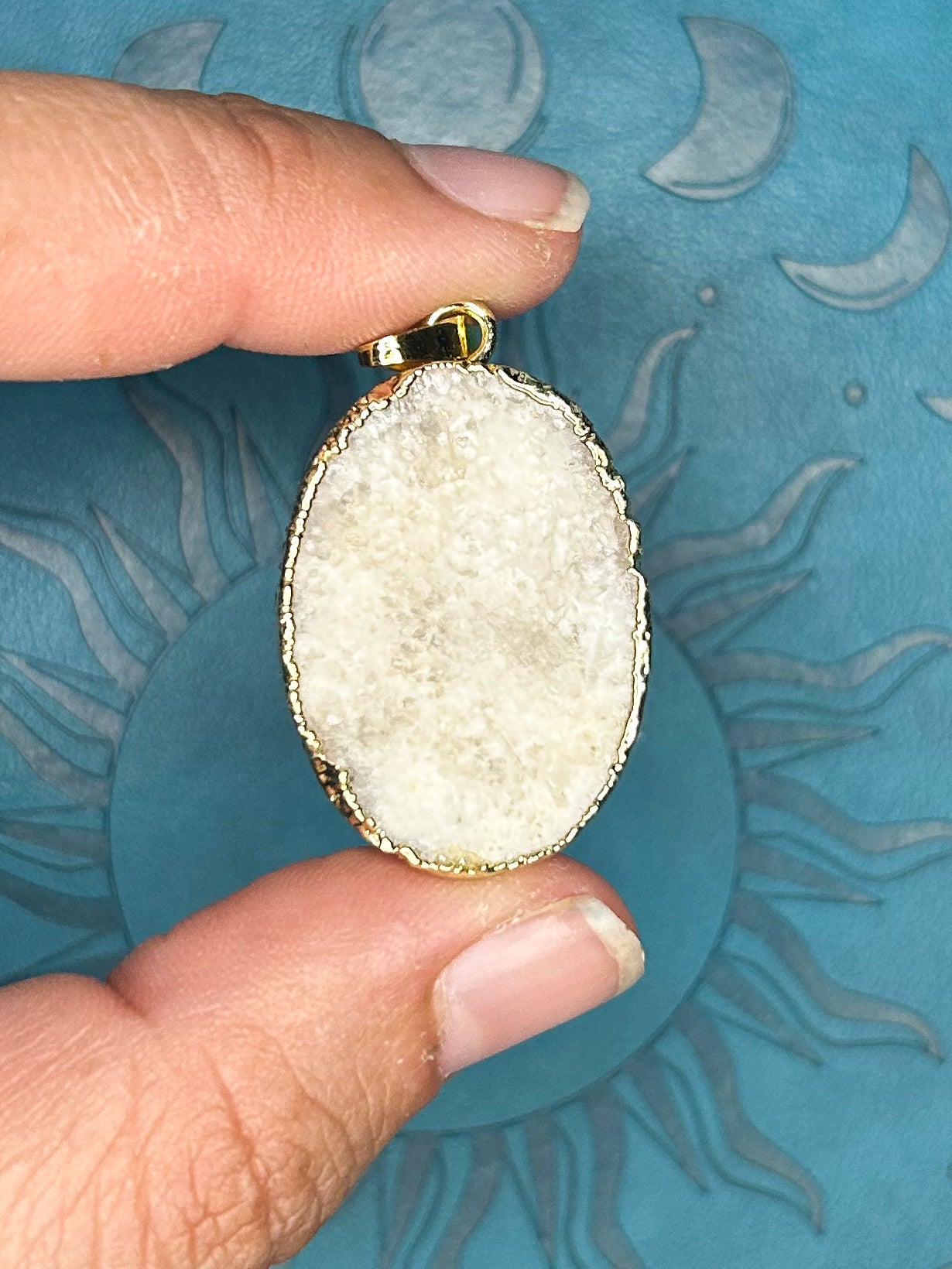 Agate Druzy Pendant DZ45