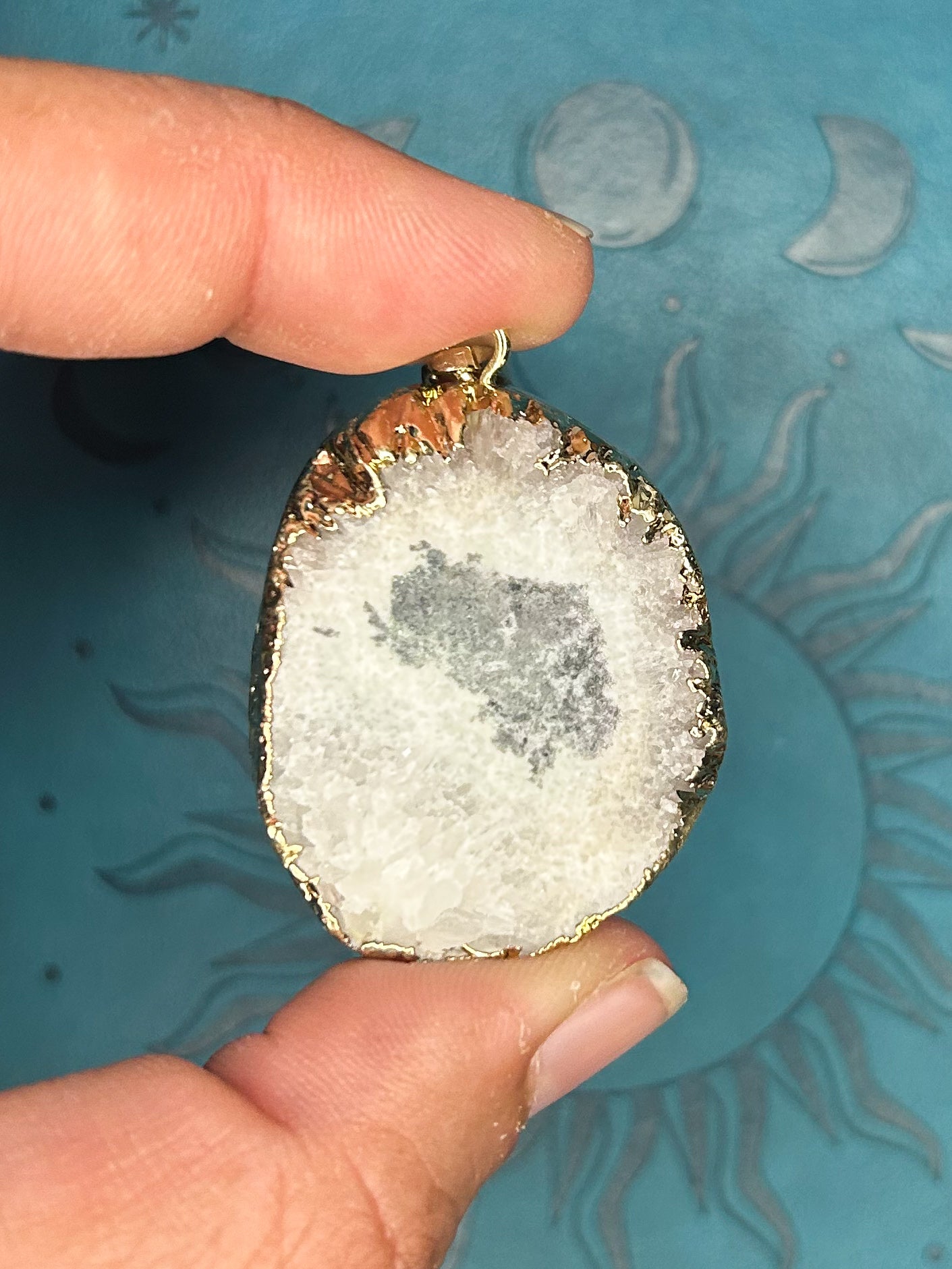 Agate Druzy Pendant DZ41