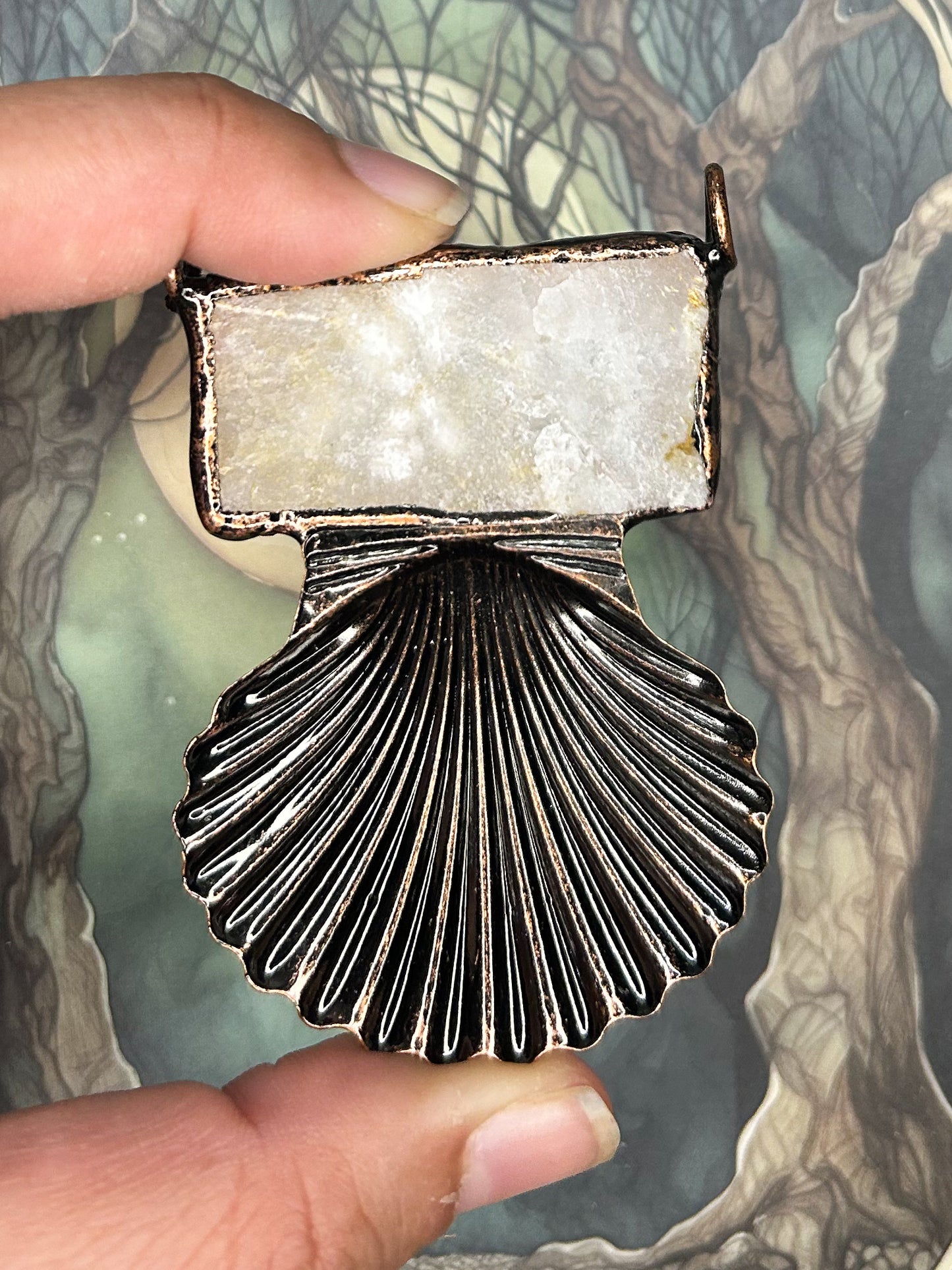 Agate Geode Pendant AG10