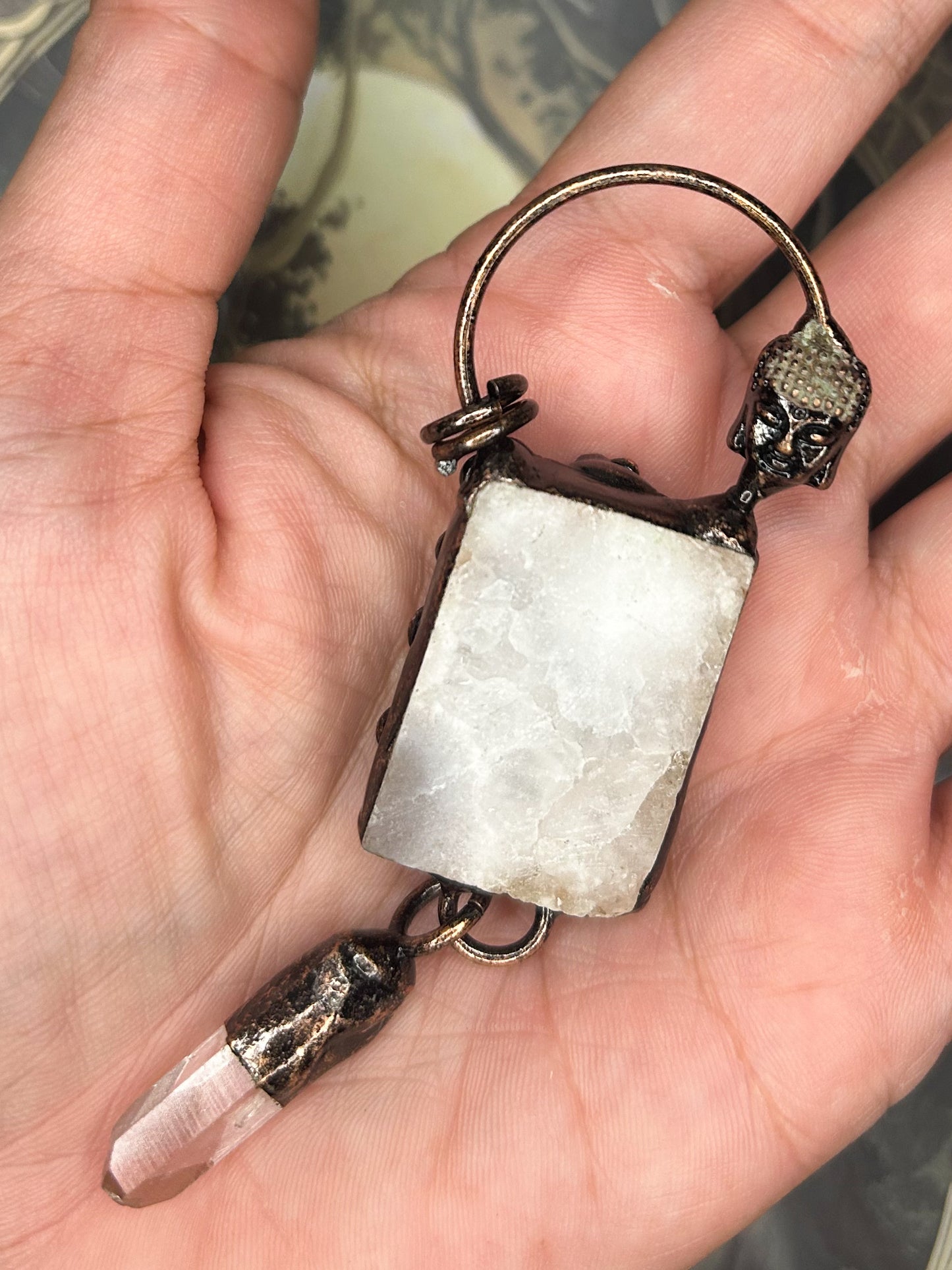 Agate Geode Pendant AG08