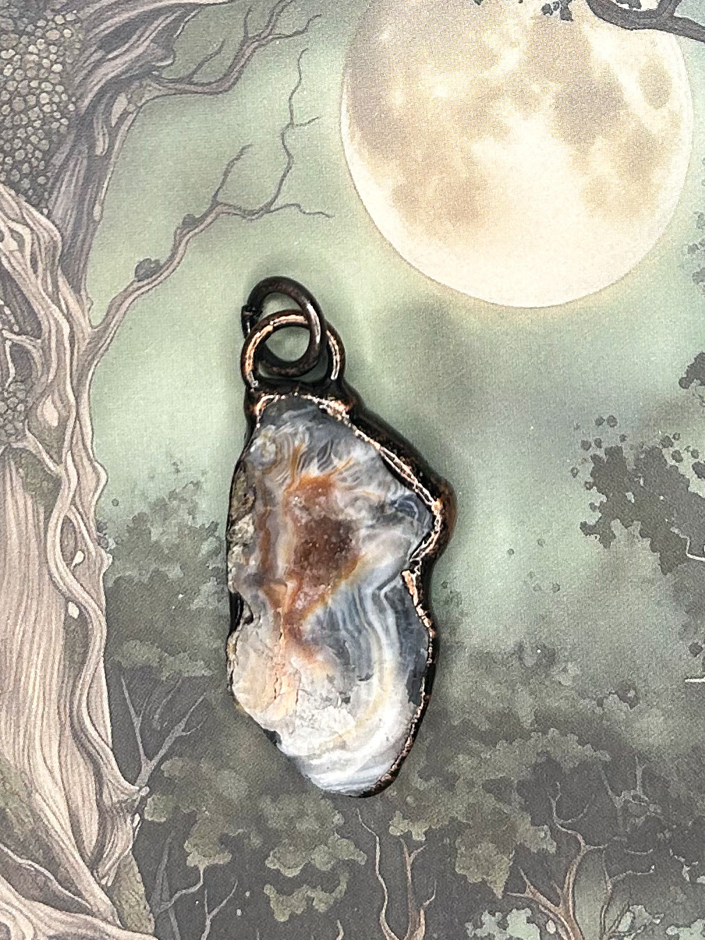 Agate Geode Pendant AG04