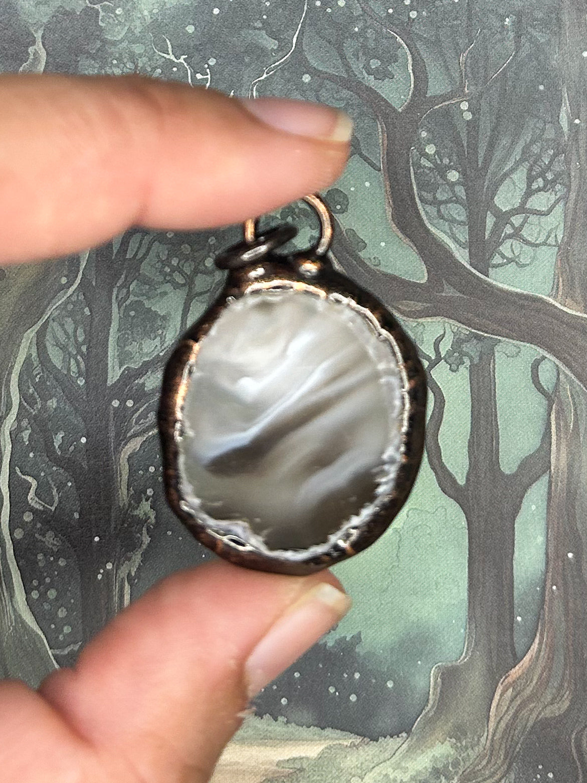 Agate Geode Pendant AG01