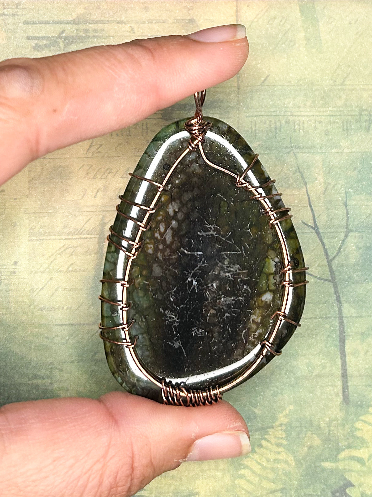 Agate Slice Pendant AS87