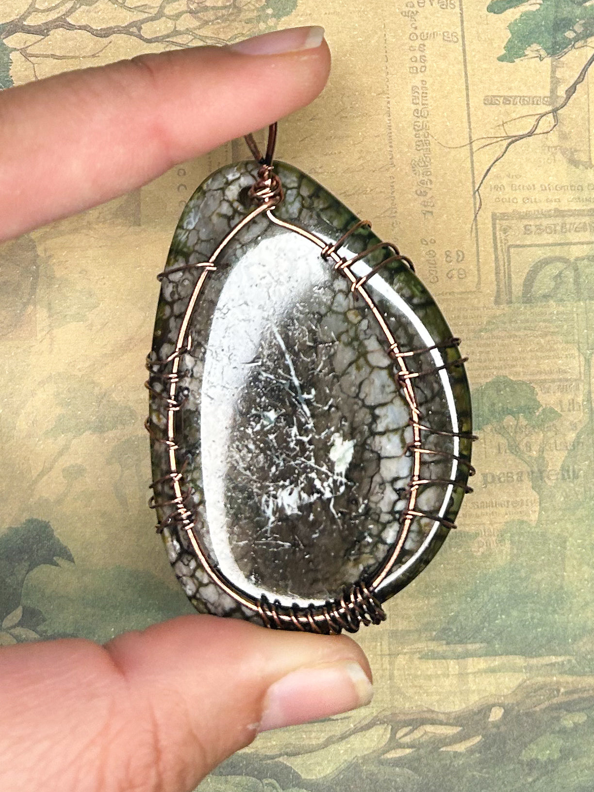 Agate Slice Pendant AS93
