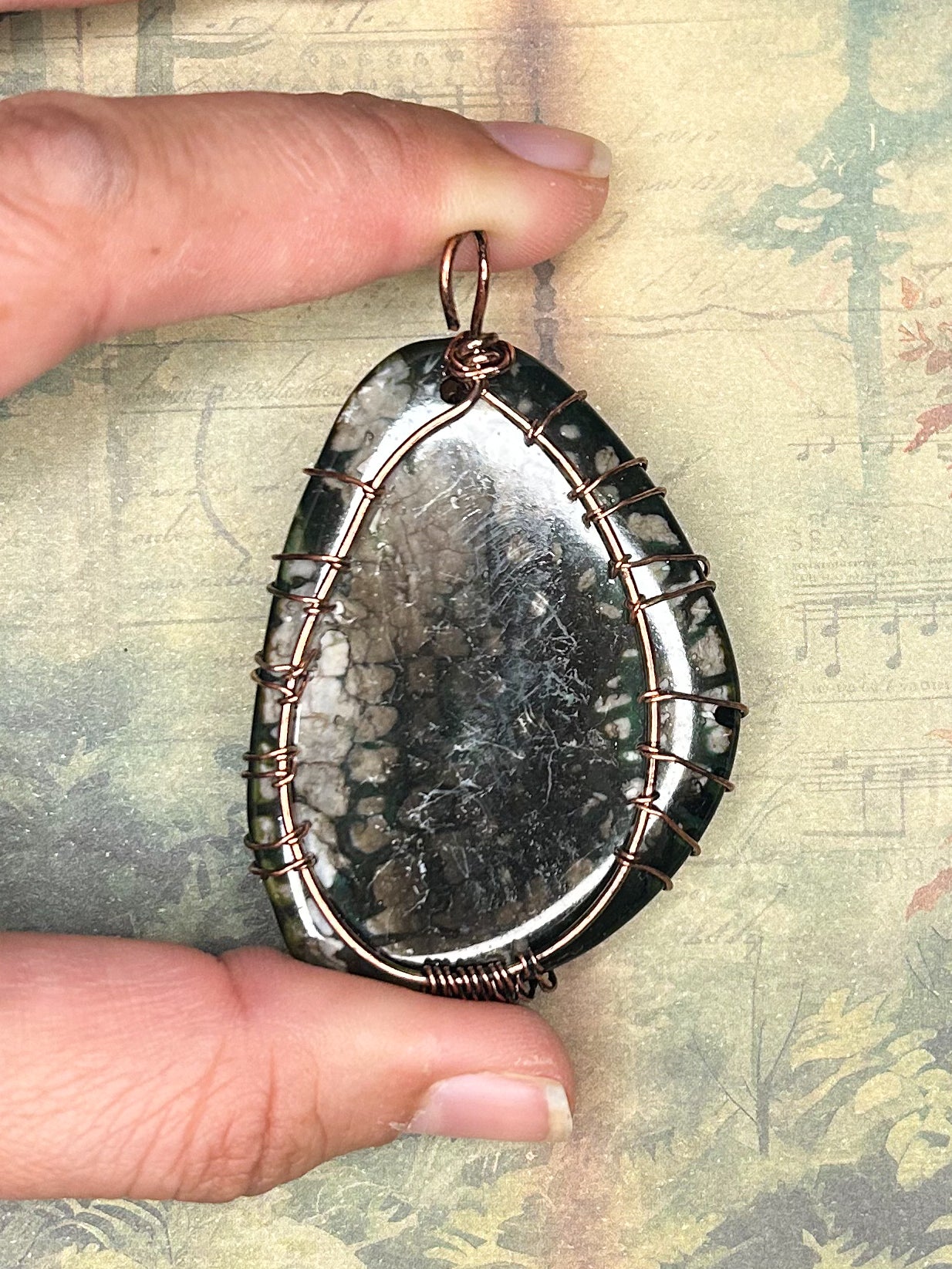 Agate Slice Pendant AS90