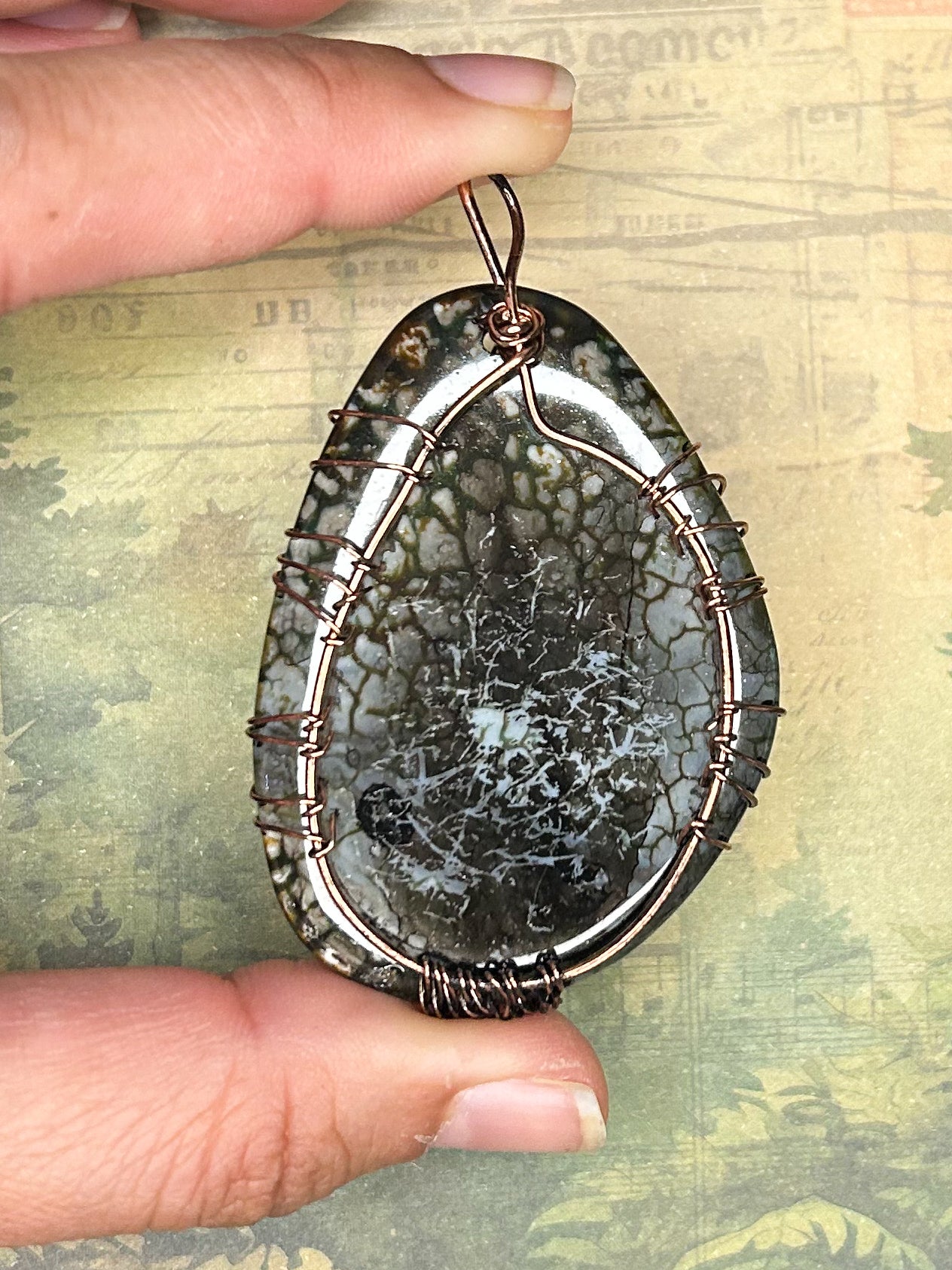 Agate Slice Pendant AS86