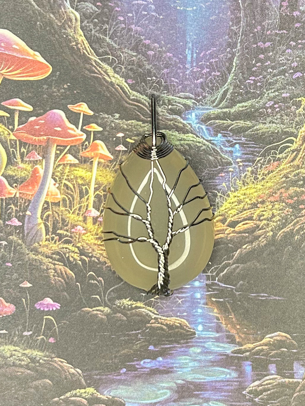 Agate Slice Pendant AS73