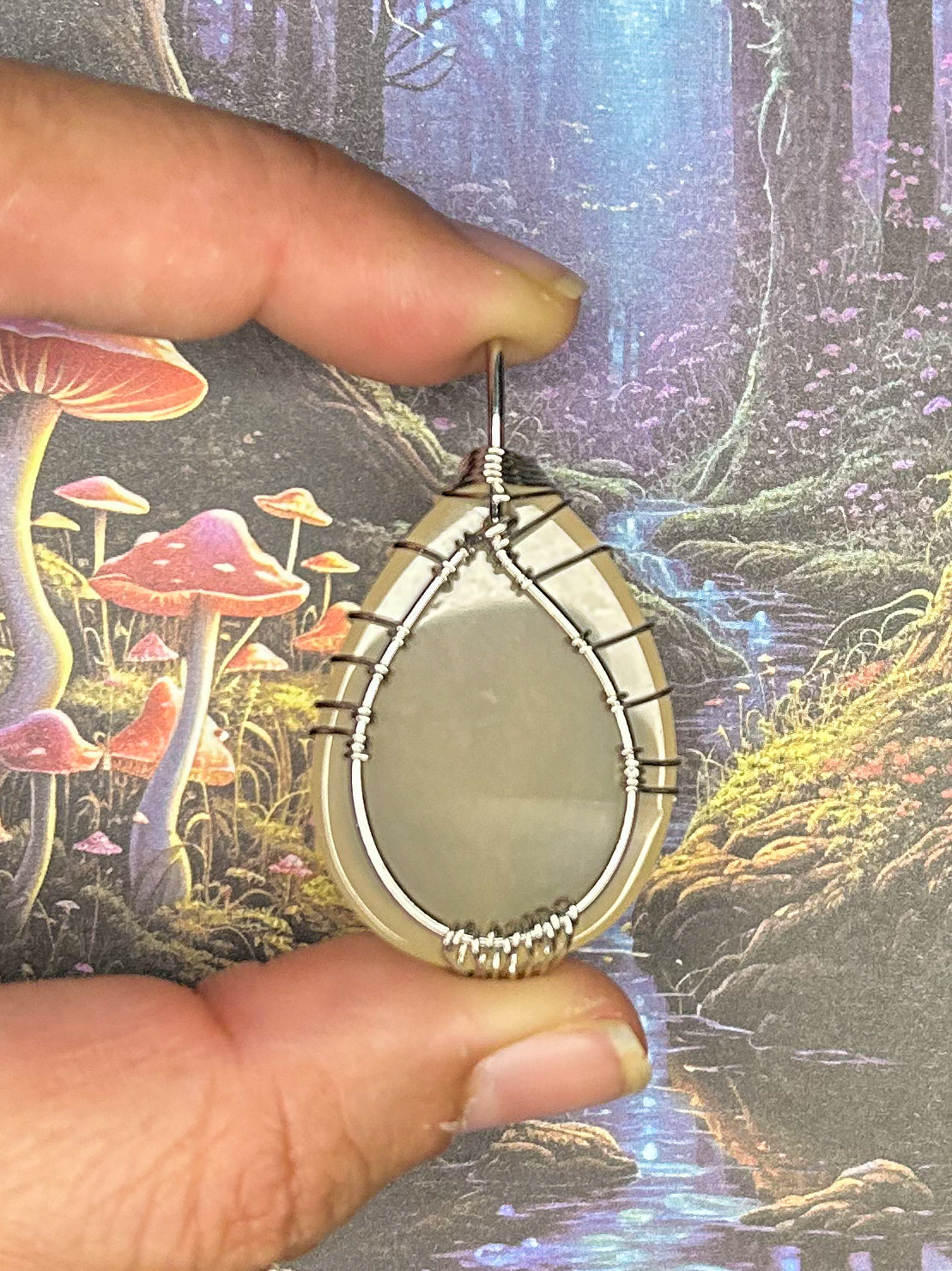 Agate Slice Pendant AS73