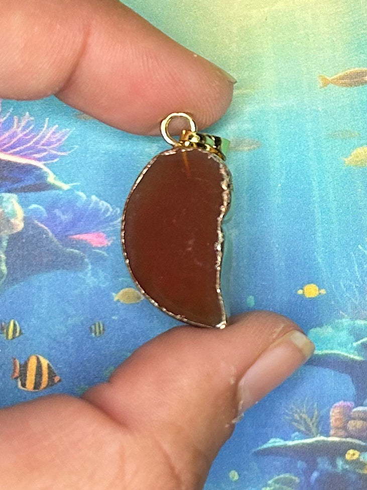 Agate Slice Pendant AS59
