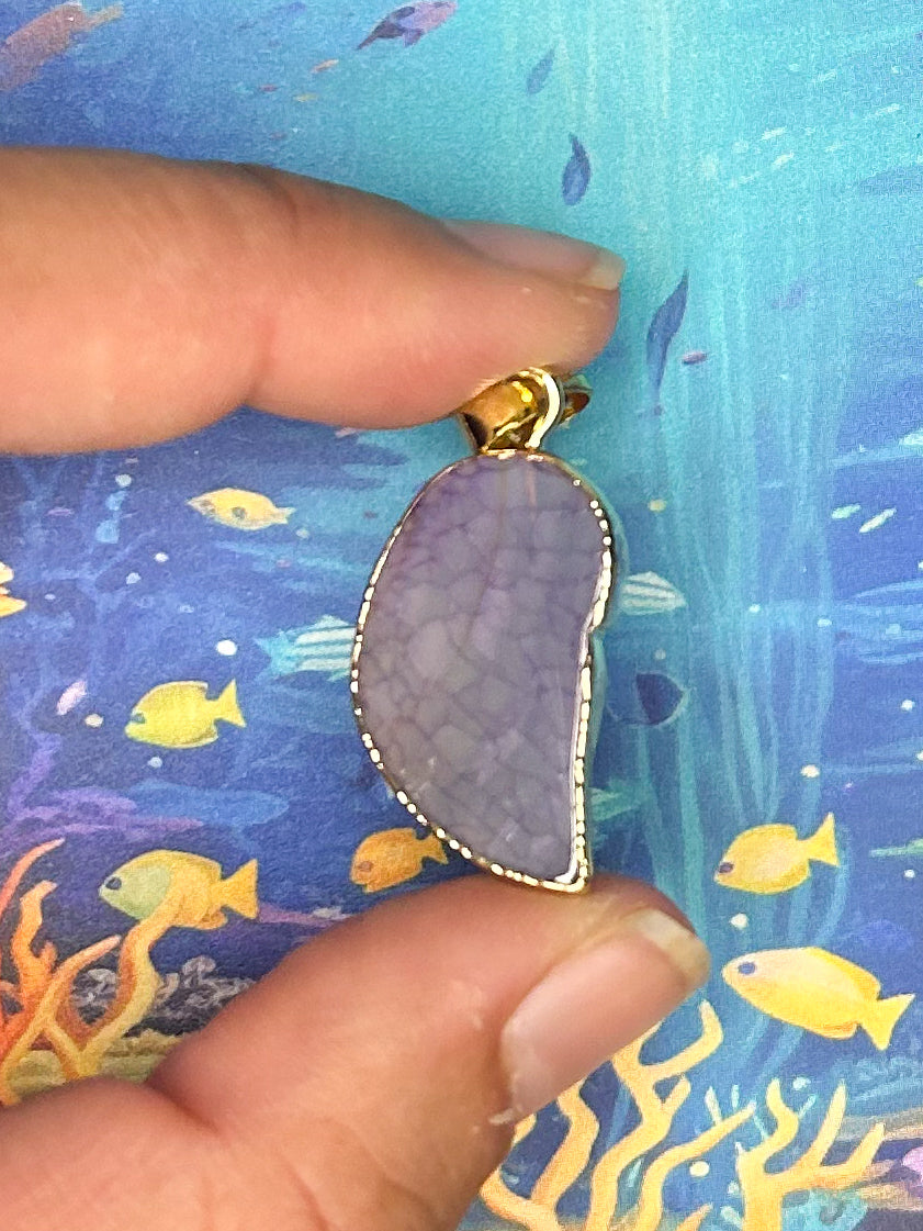 Agate Slice Pendant AS54