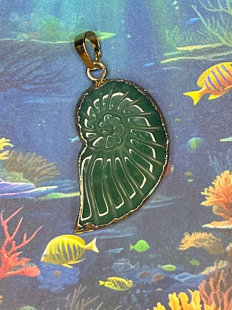 Agate Slice Pendant AS52