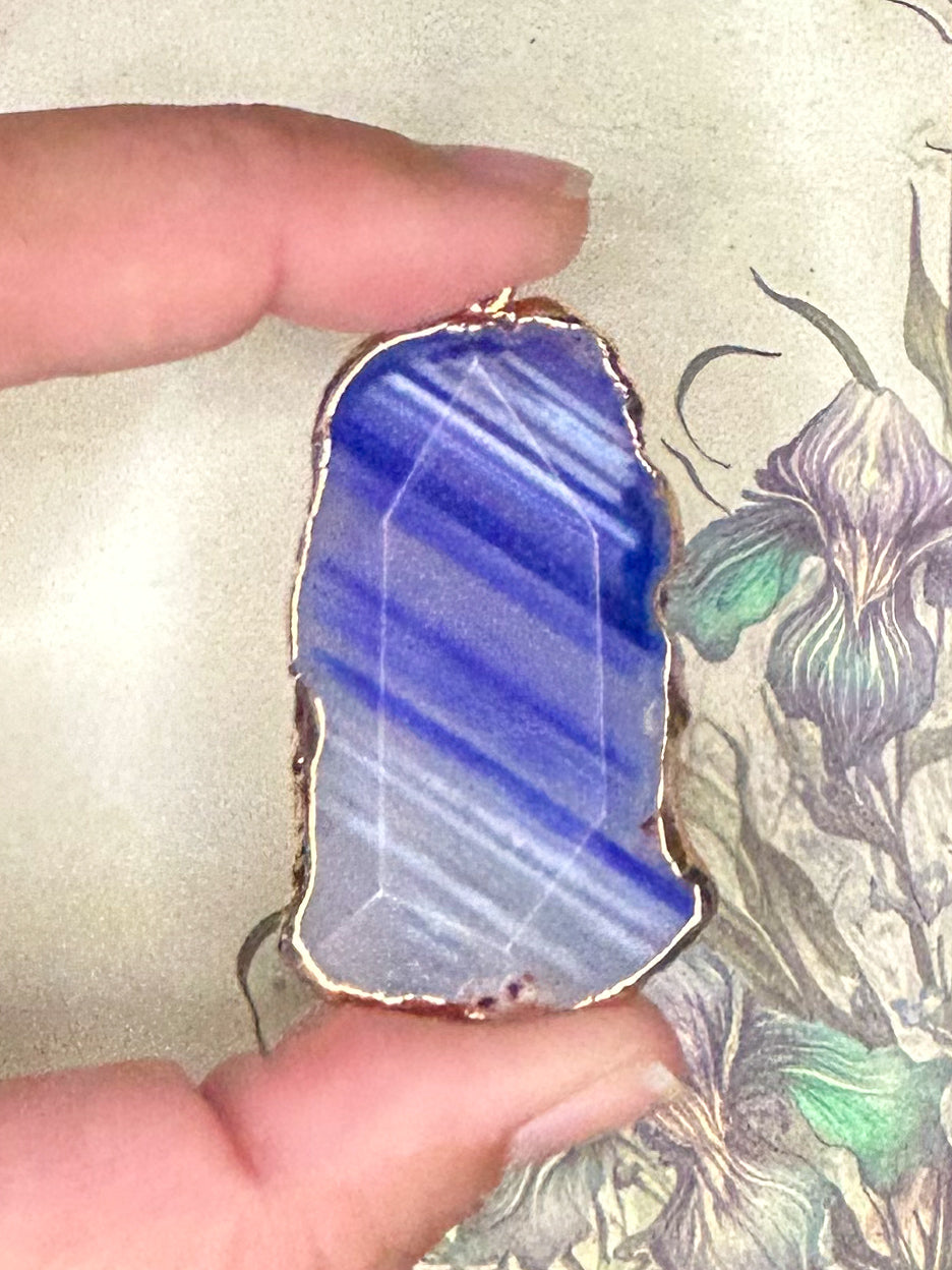 Agate Slice Pendant AS25