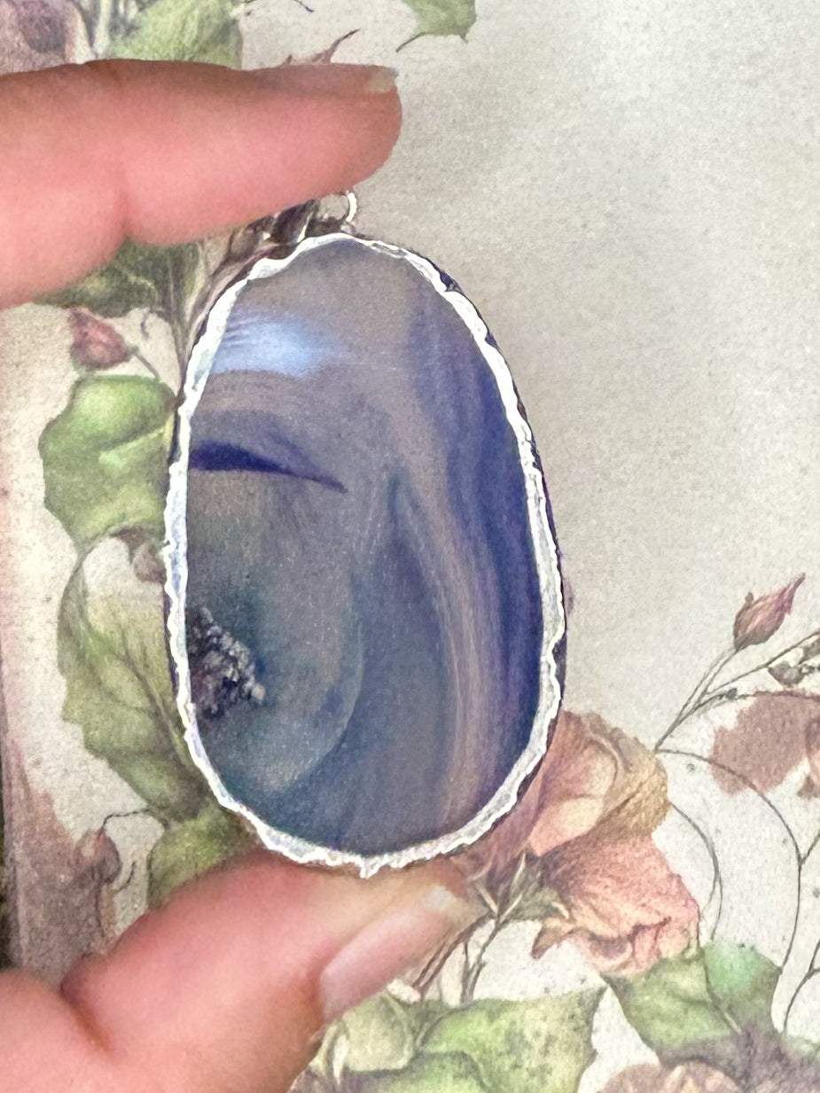 Agate Slice Pendant AS16