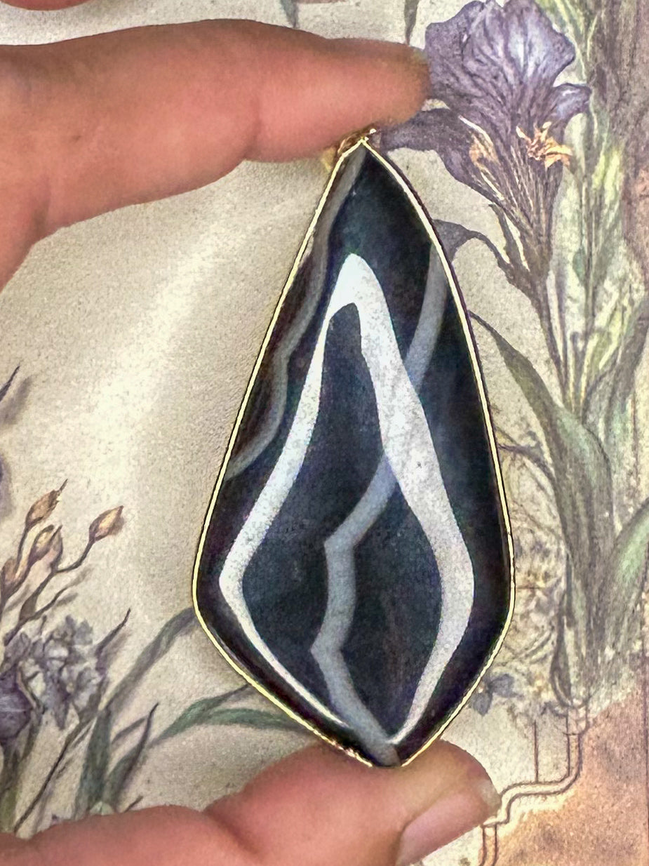 Agate Slice Pendant AS47