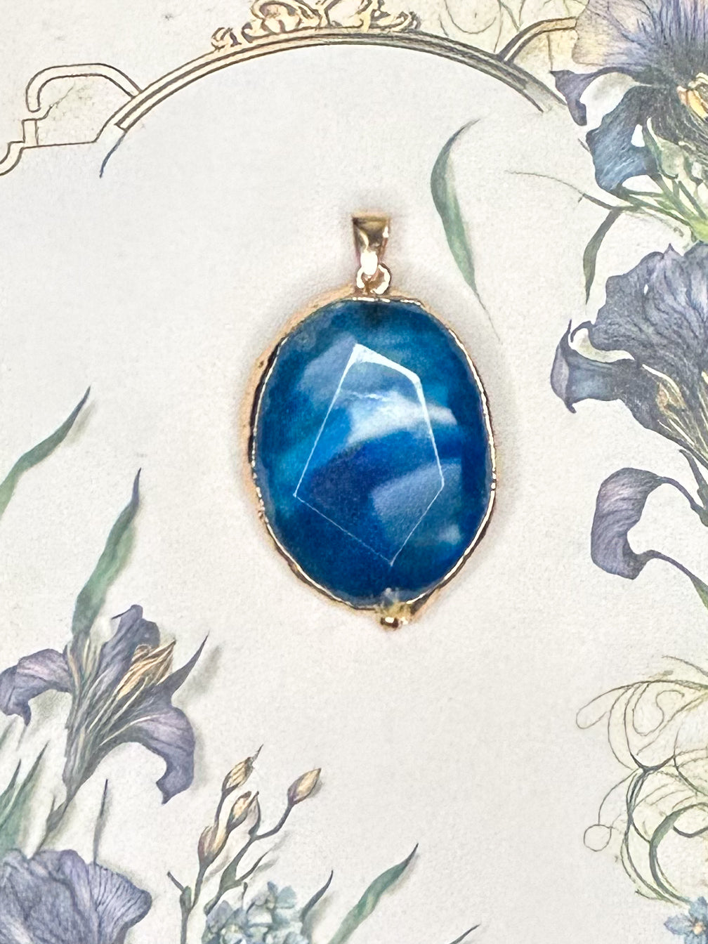 Agate Slice Pendant AS27