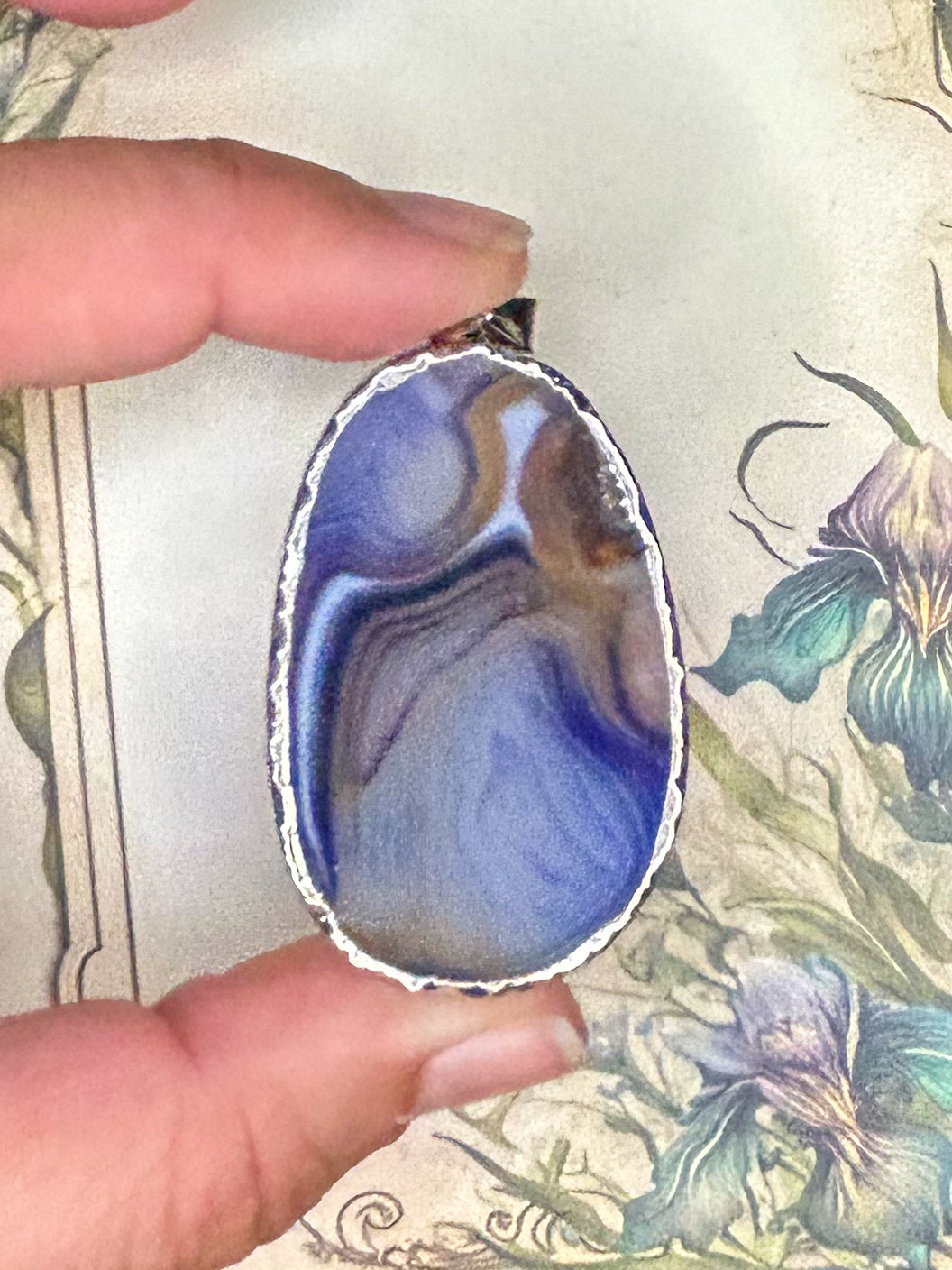 Agate Slice Pendant AS19