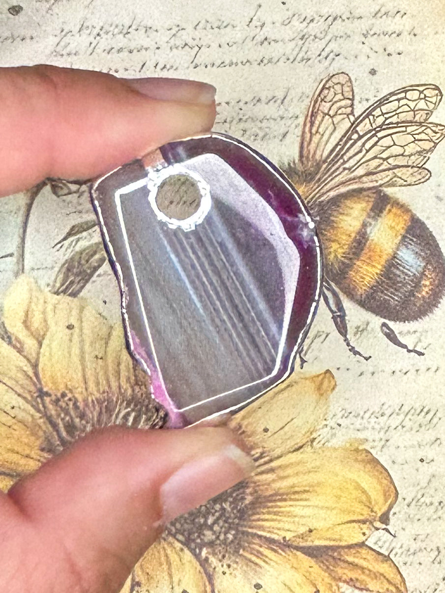 Agate Slice Pendant AS36