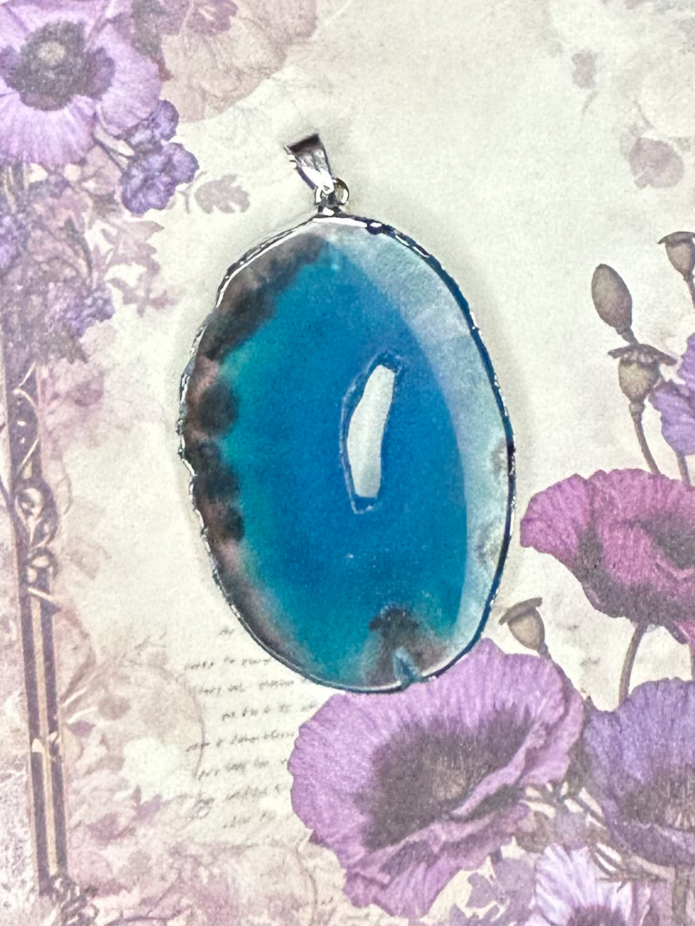 Agate Slice Pendant AS05