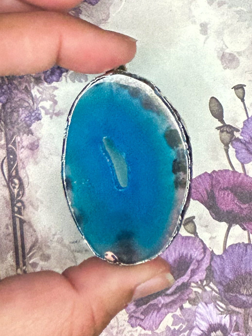 Agate Slice Pendant AS05