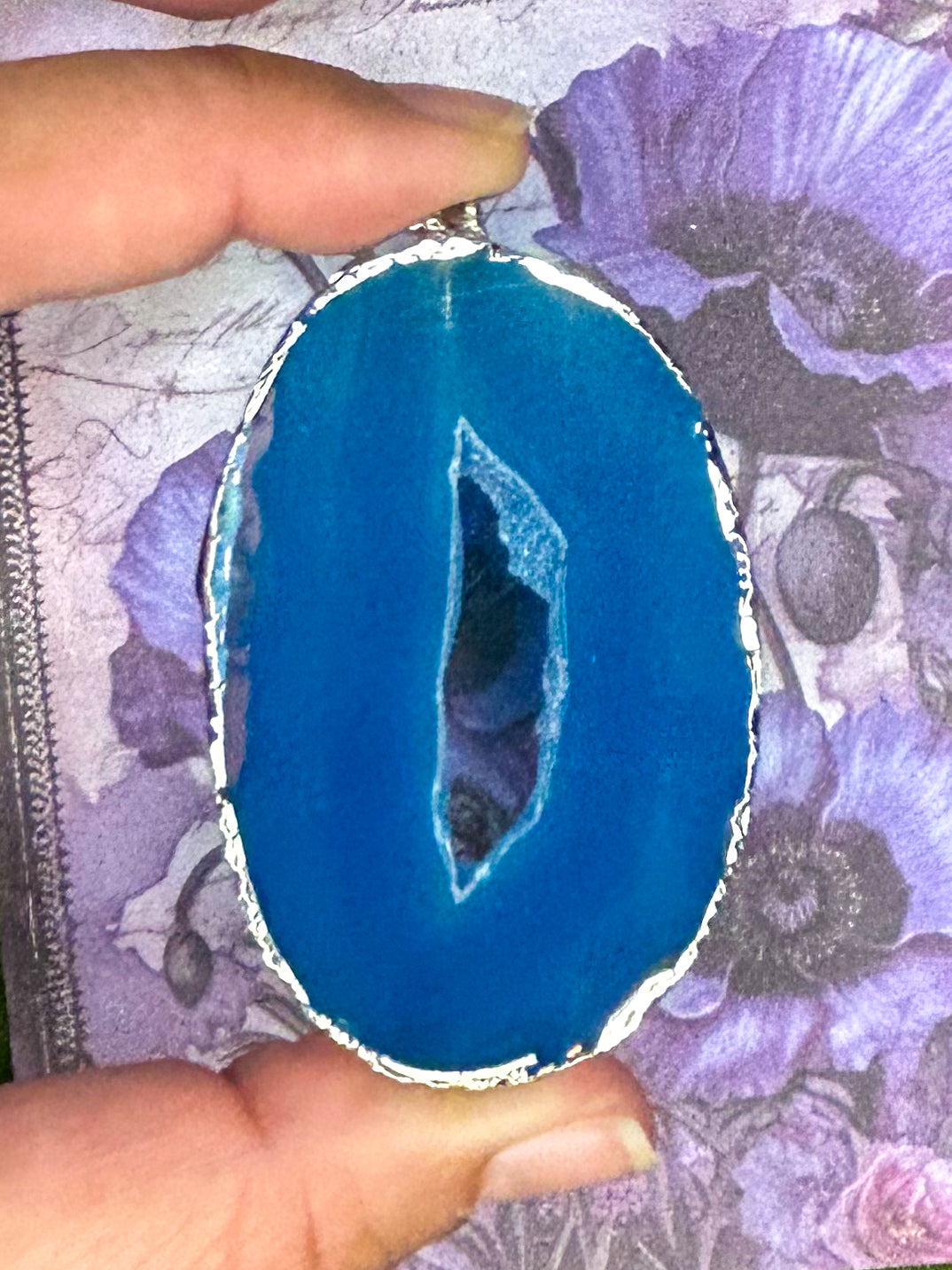 Agate Slice Pendant AS03