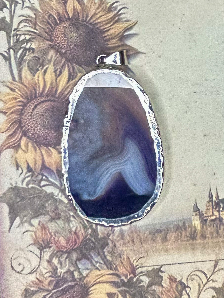 Agate Slice Pendant AS20