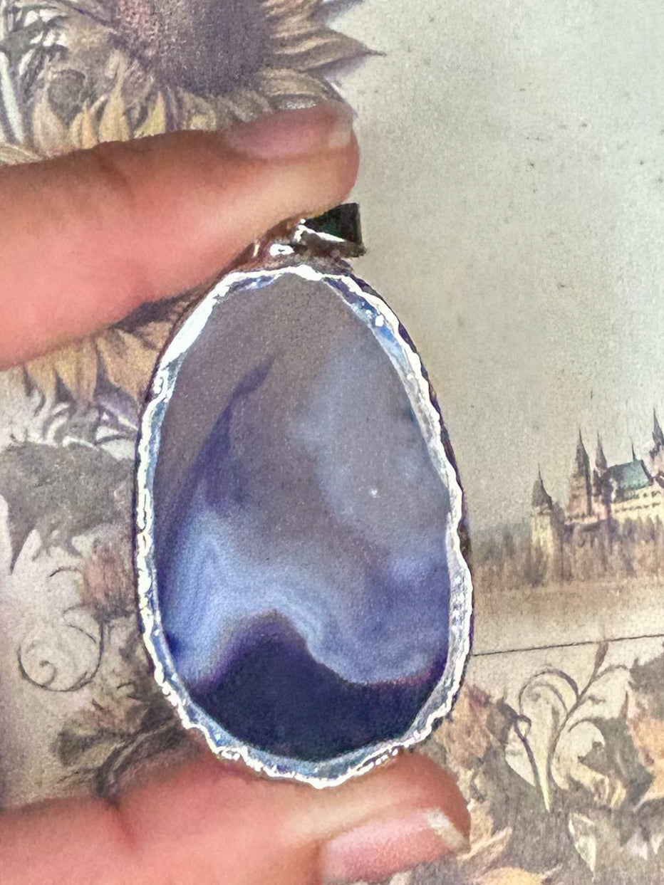 Agate Slice Pendant AS20