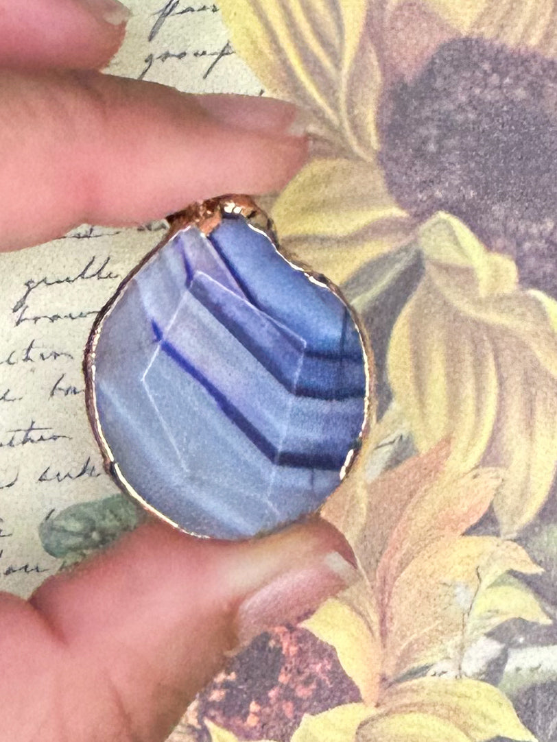 Agate Slice Pendant AS29