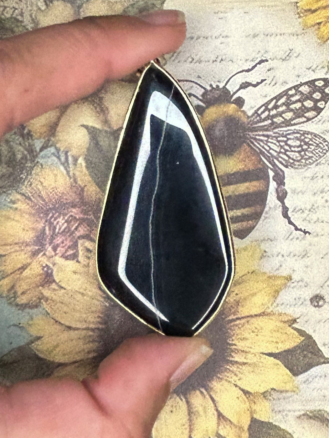 Agate Slice Pendant AS45