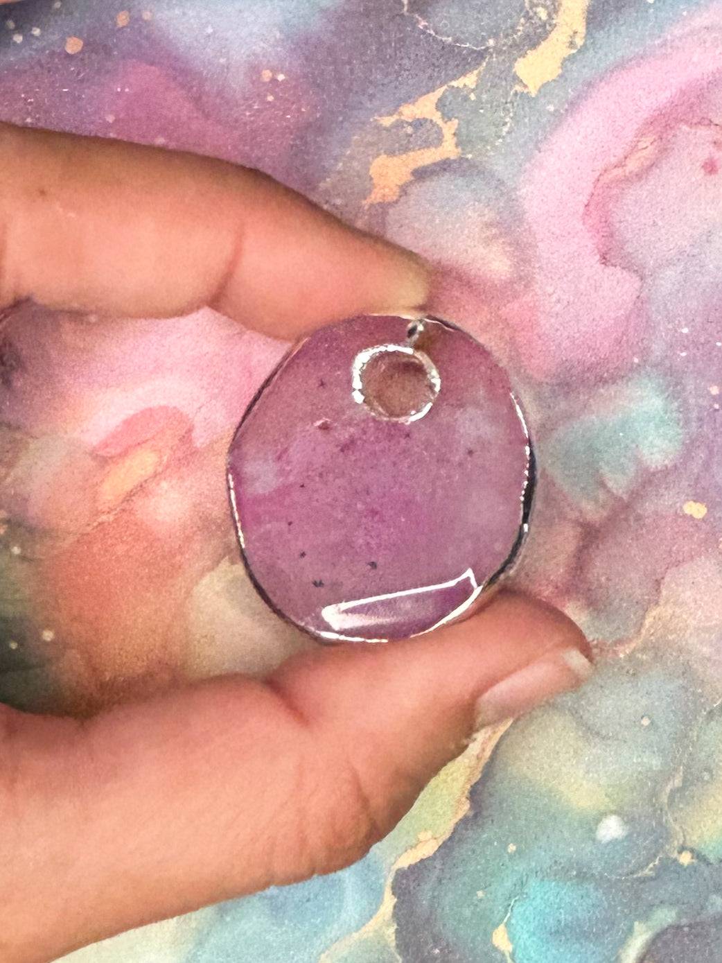Agate Slice Pendant AS41