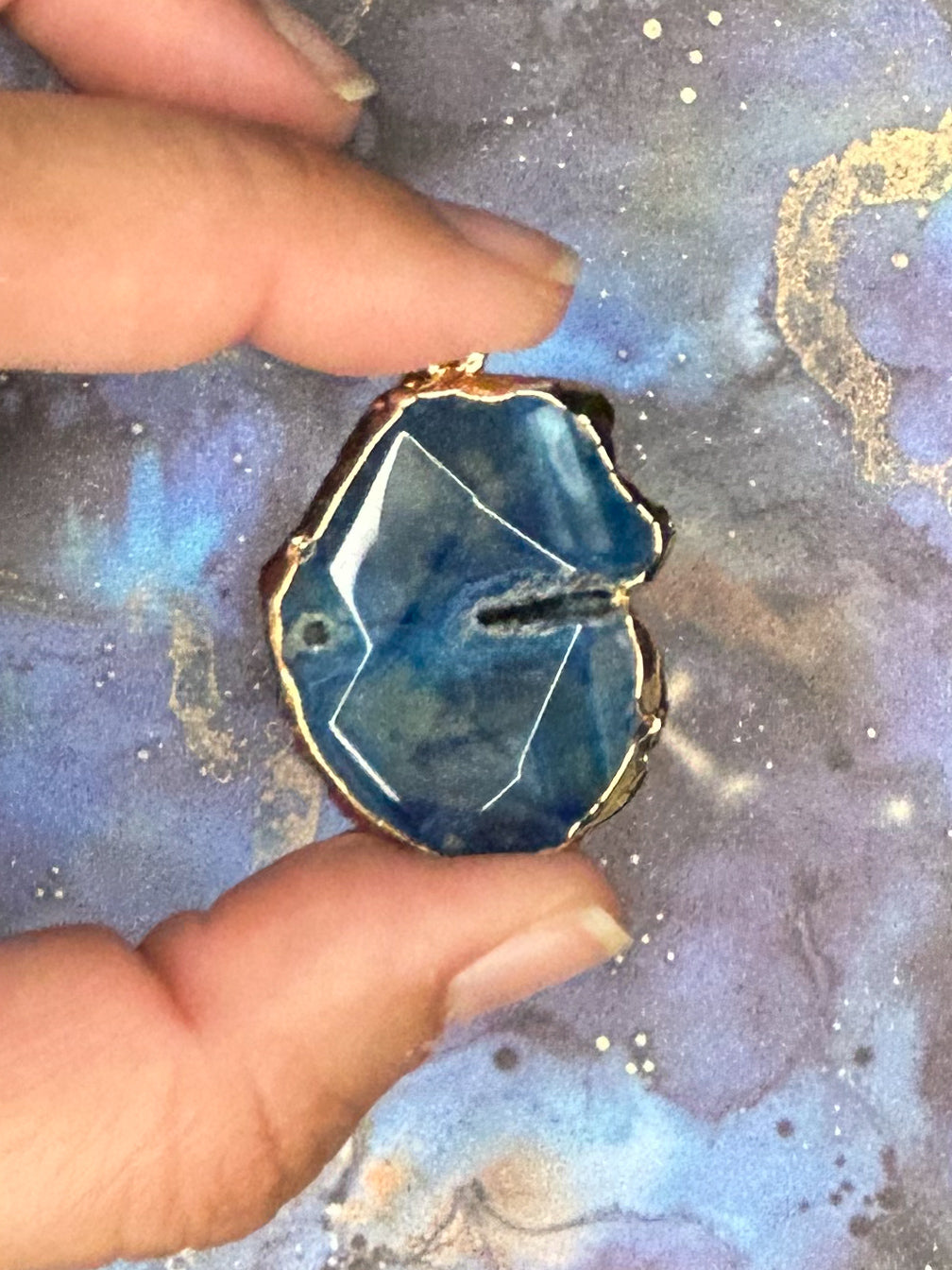 Agate Slice Pendant AS28
