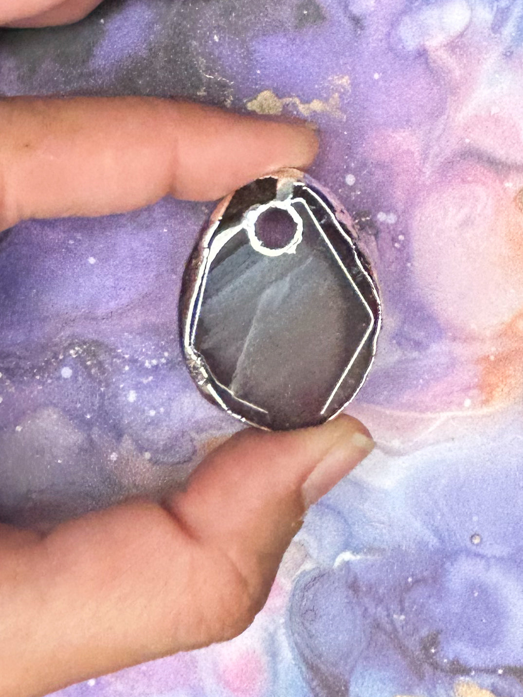 Agate Slice Pendant AS40