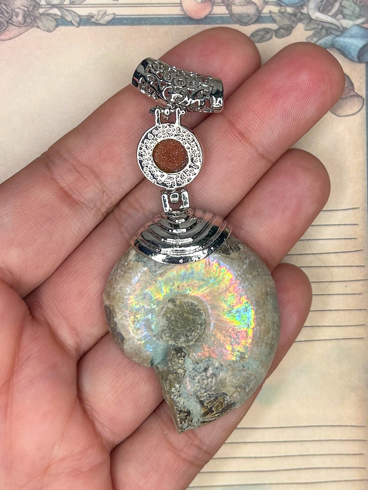 Ammonite Pendant AN13