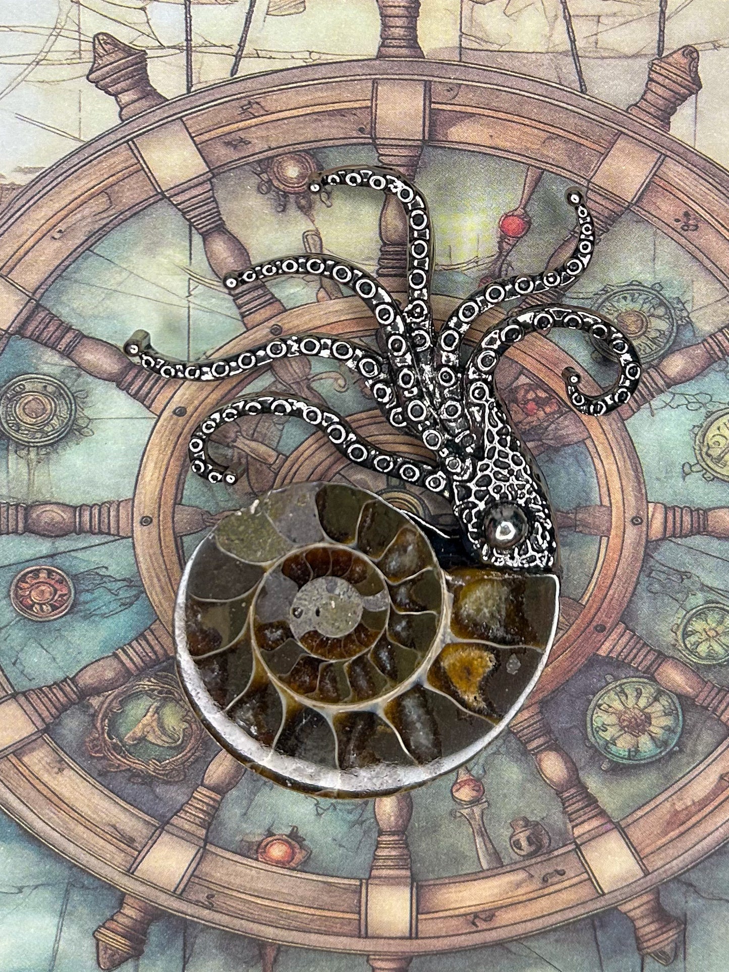 Ammonite Pendant AN24